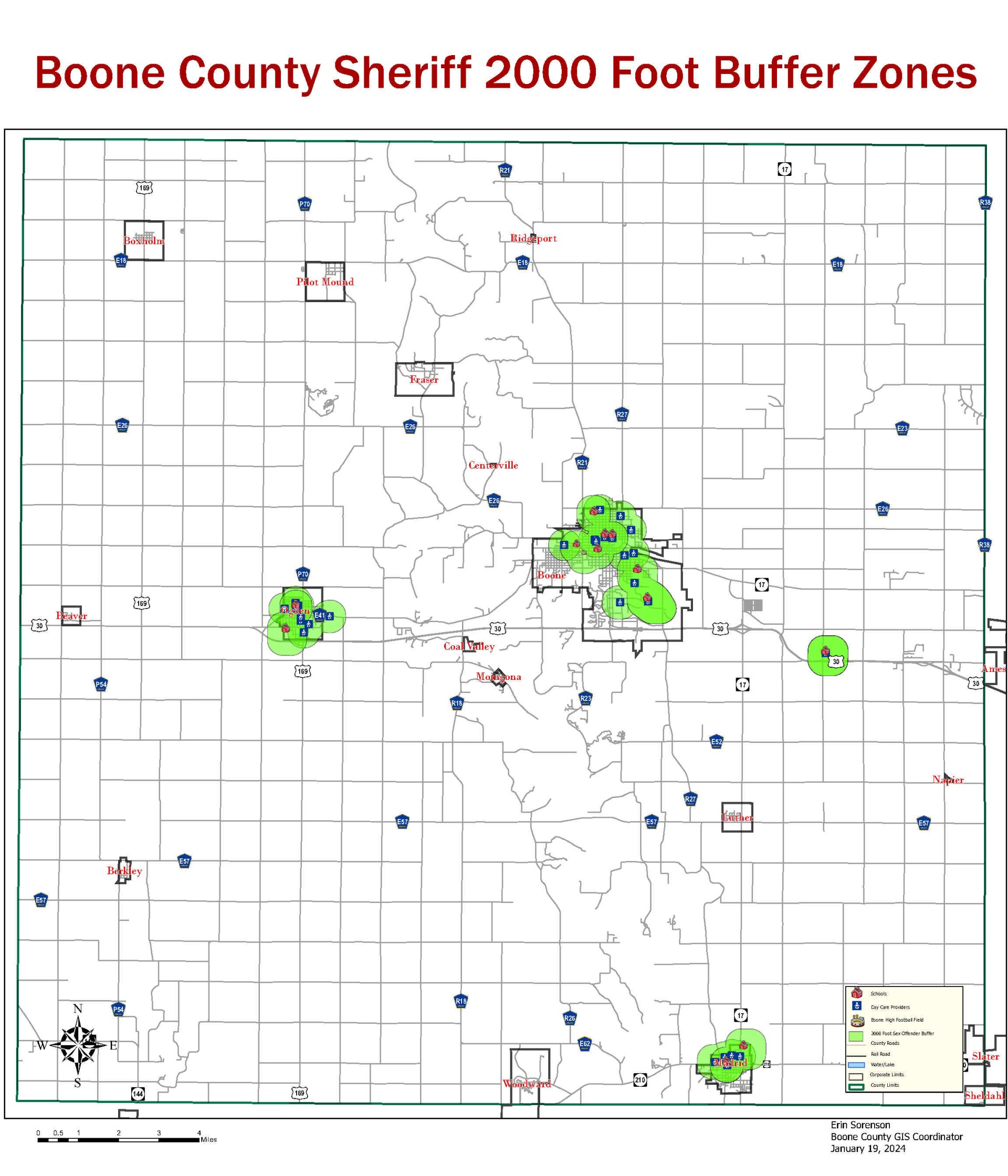 Sex Offender Registry Sheriff Boone County Iowa   Sor Map 47048 